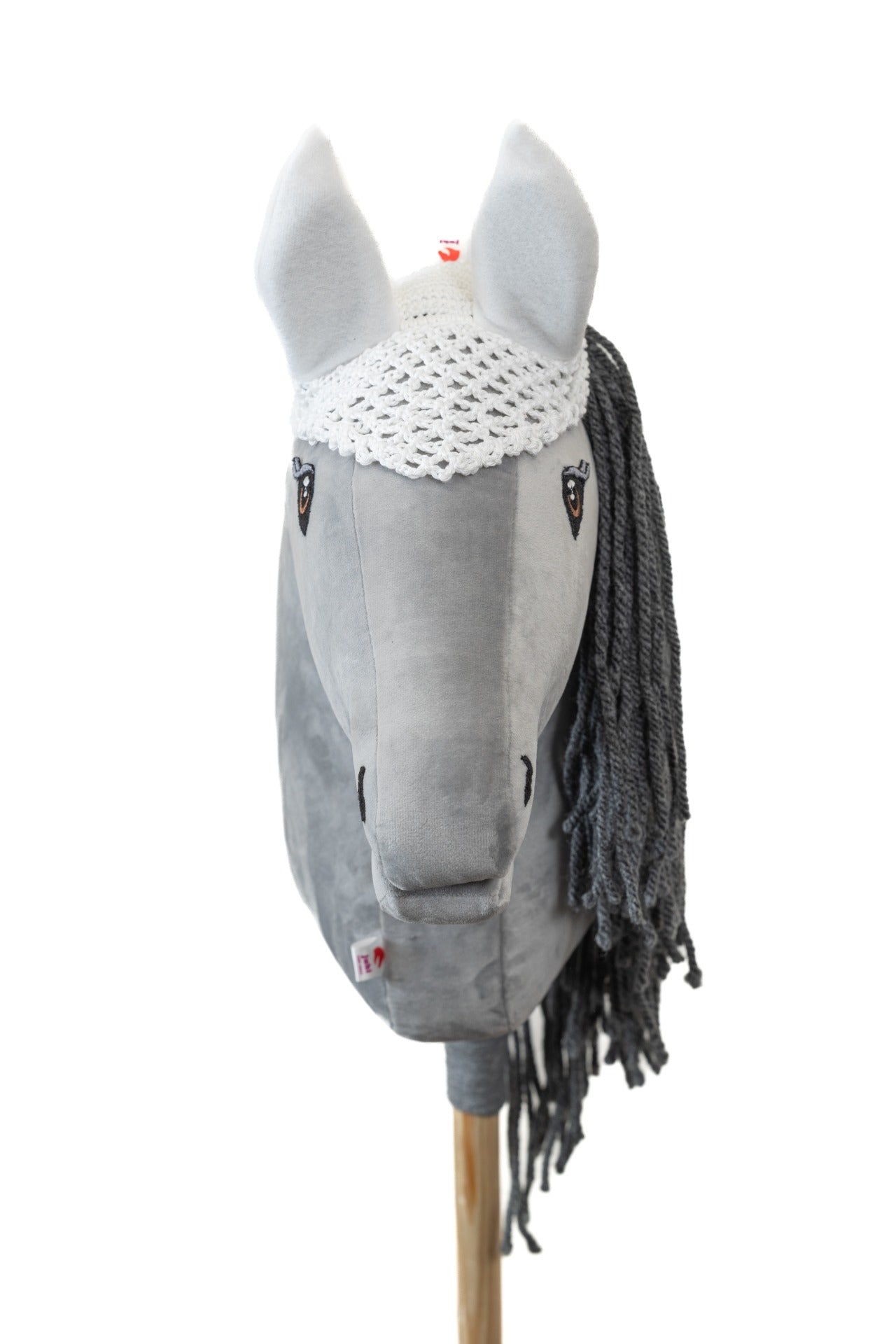 Ear net crocheted - White - Foal