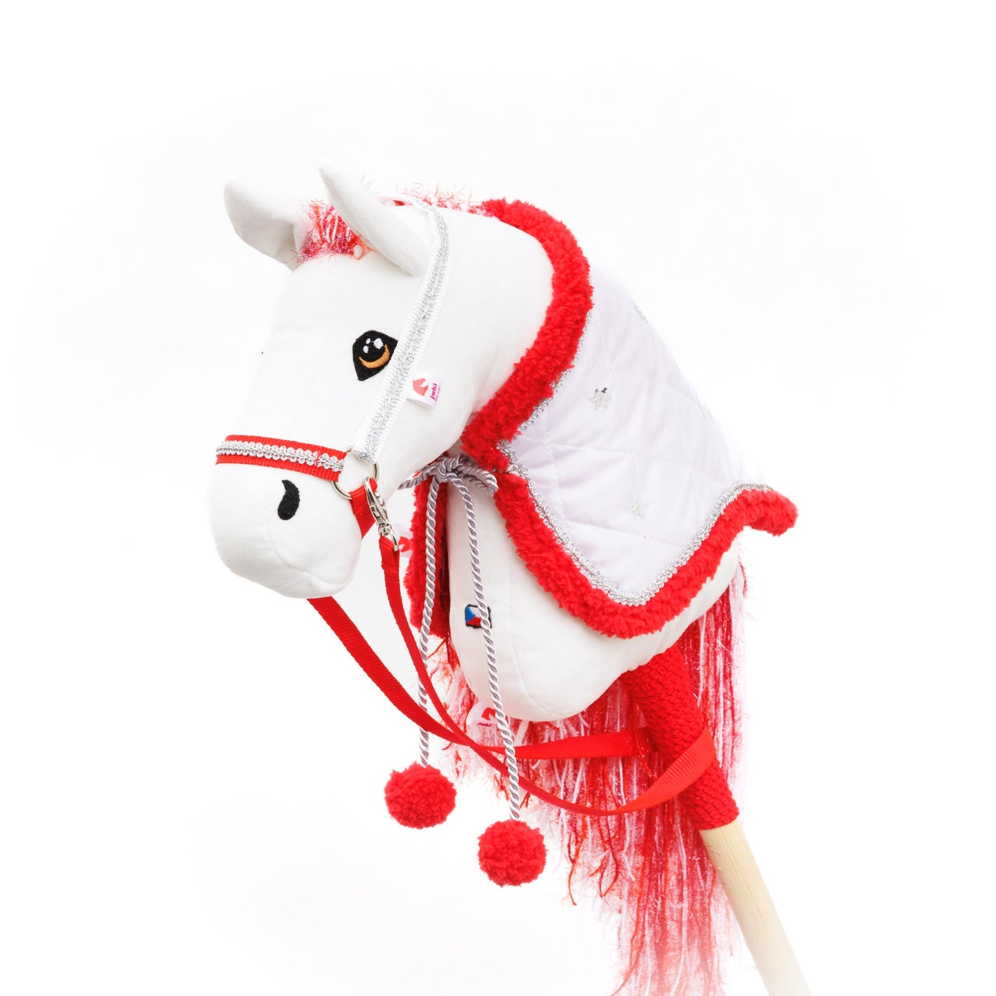 Christmas blanket - White and red - Foal