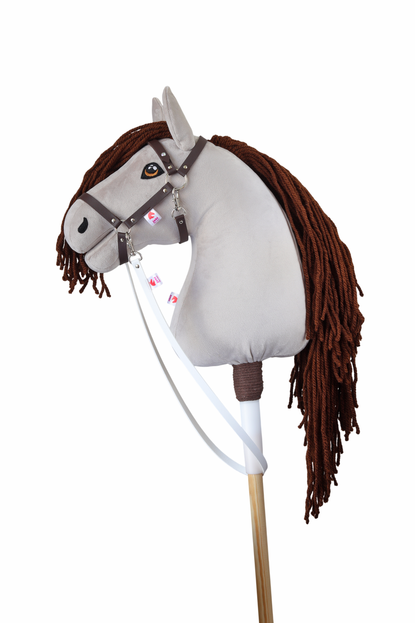 Eco leather reins (White) - Foal