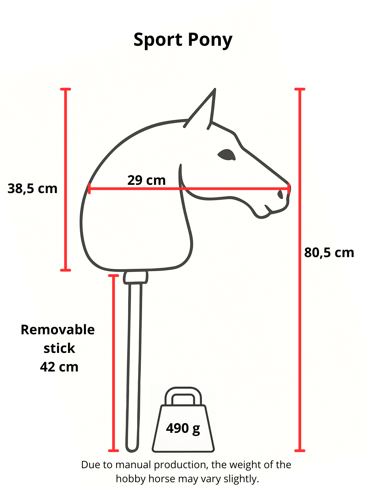 Monty - Red mane - Sport pony