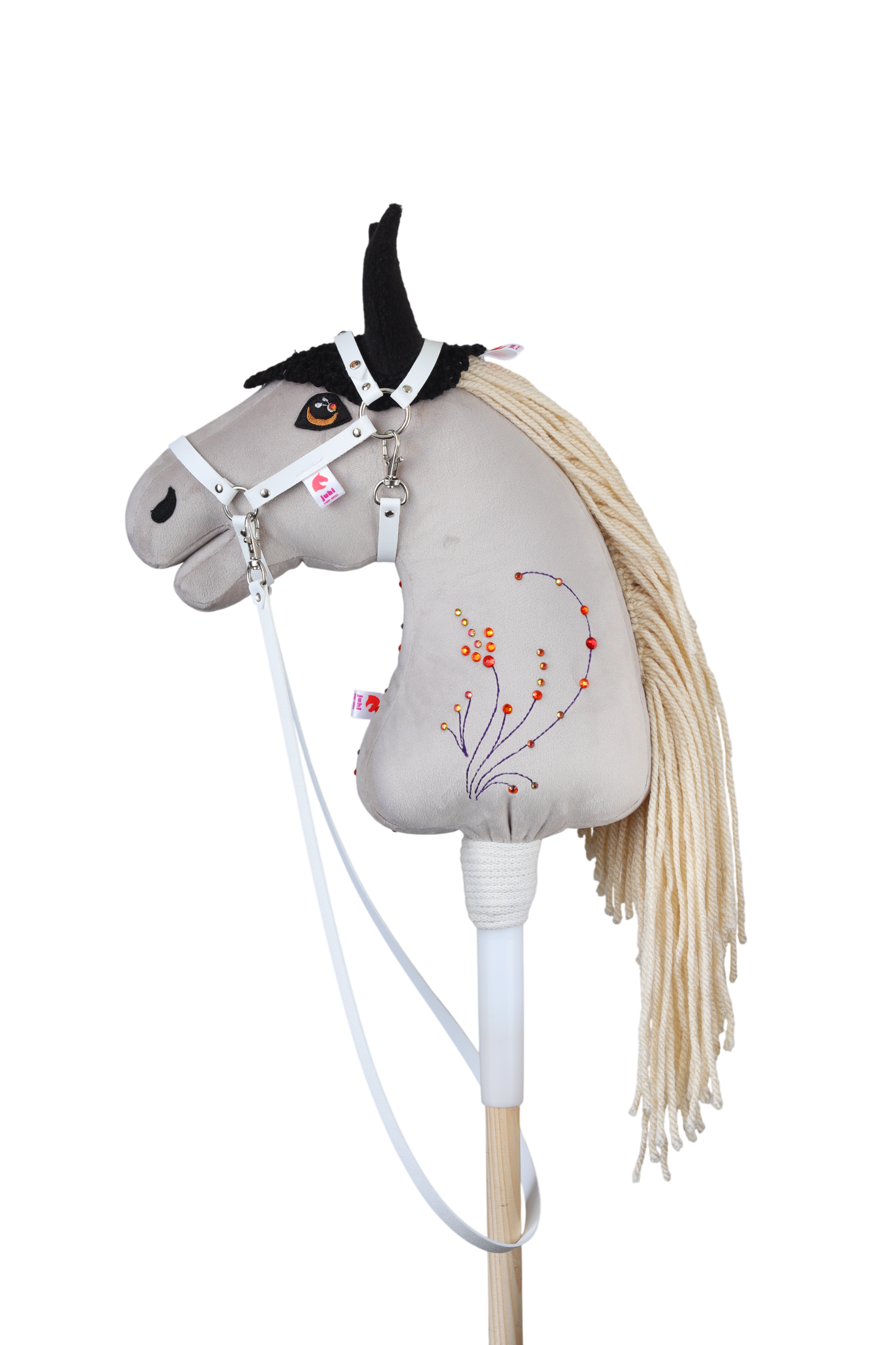 Crocheted Ear Net - Black - Sport pony