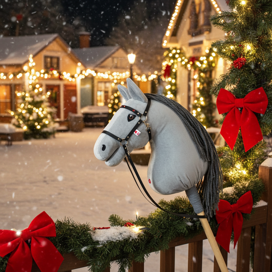 Halter Crystal black - Silver - Foal