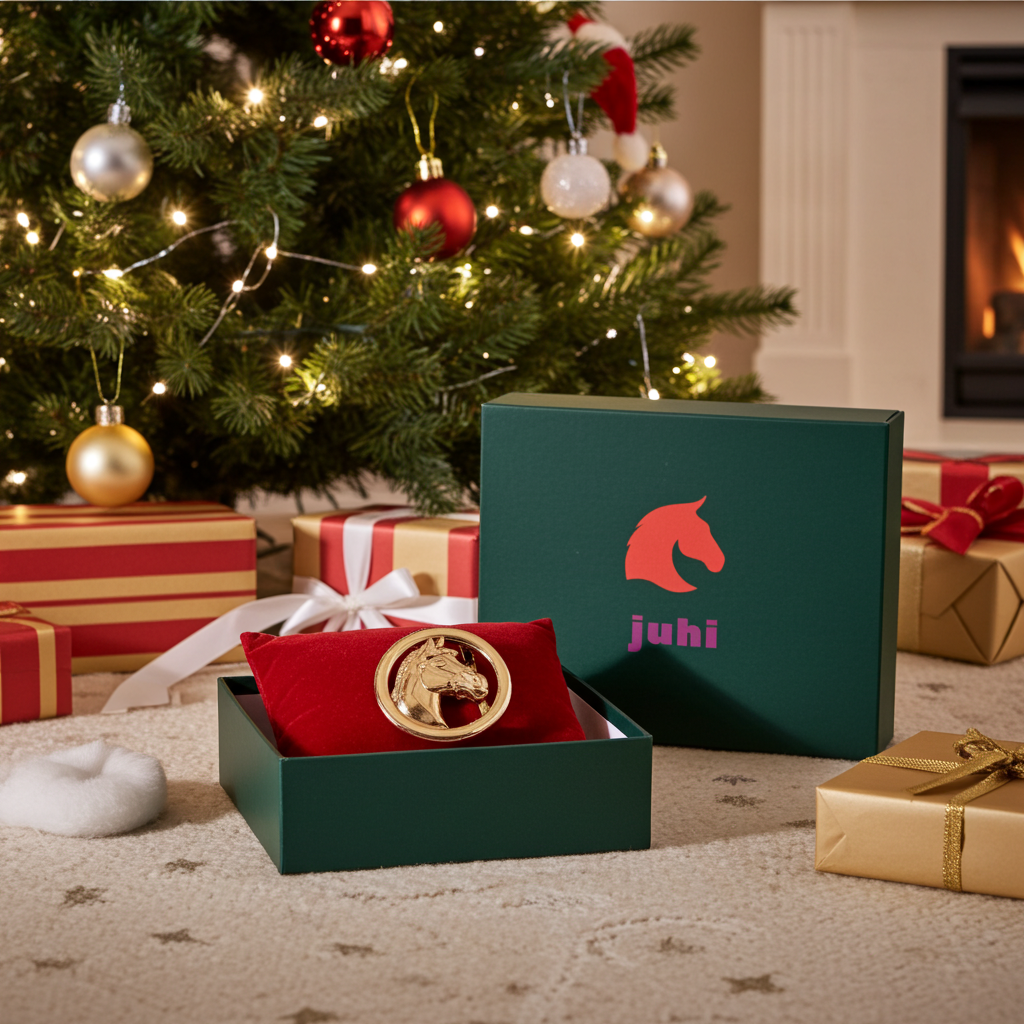 Interchangeable belt buckle horse head gold