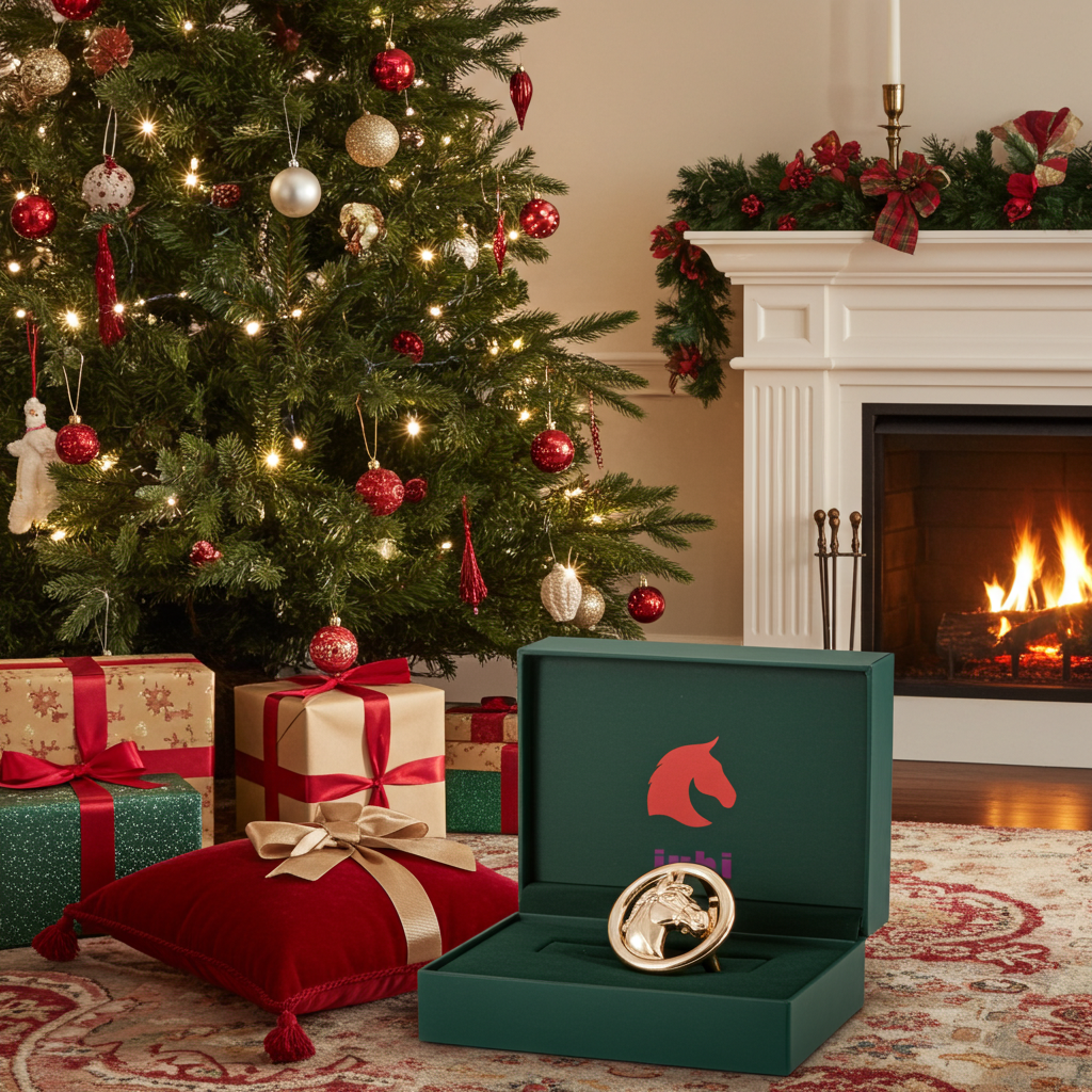 Interchangeable belt buckle horse head gold