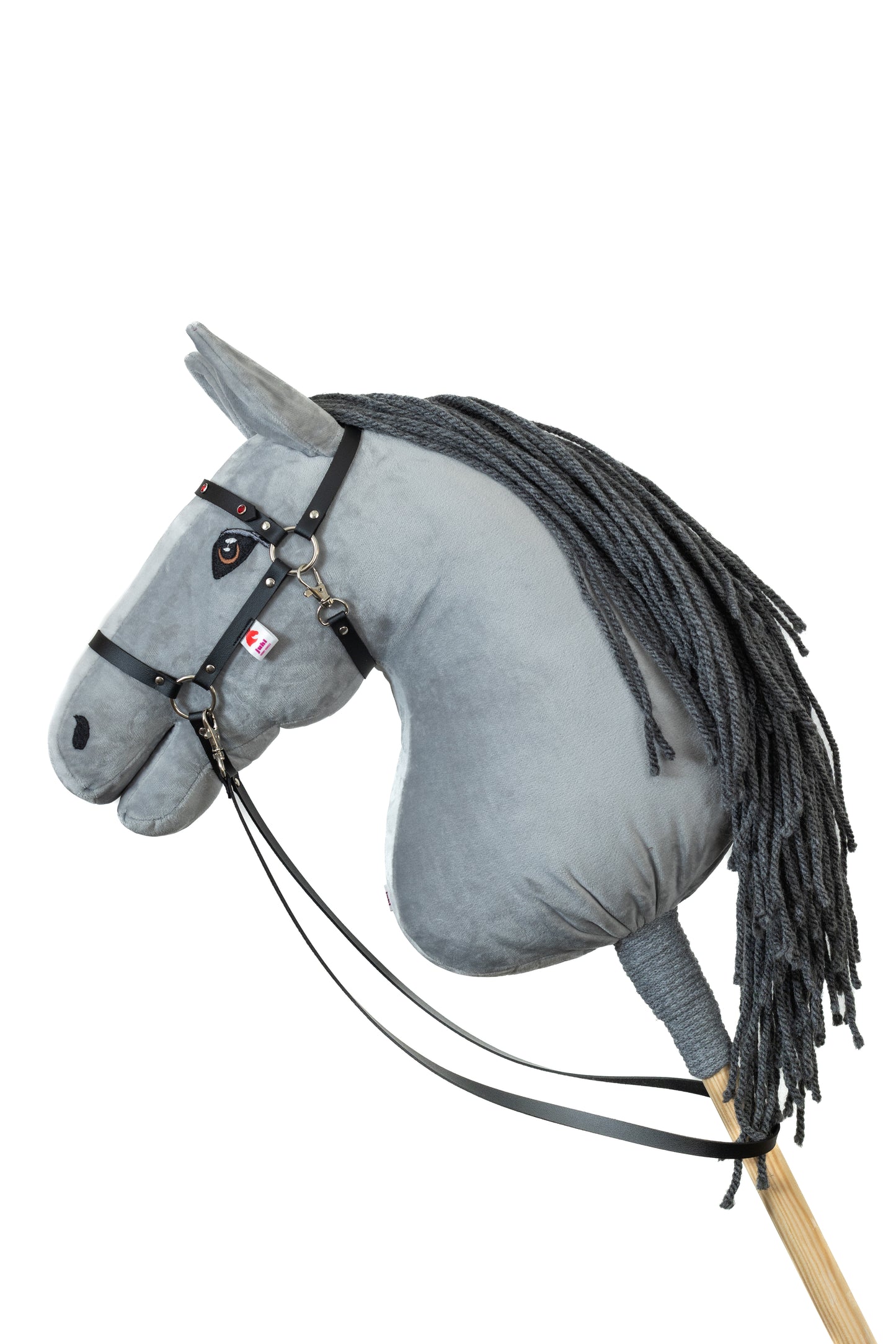 Halter Crystal black - Silver - Adult horse