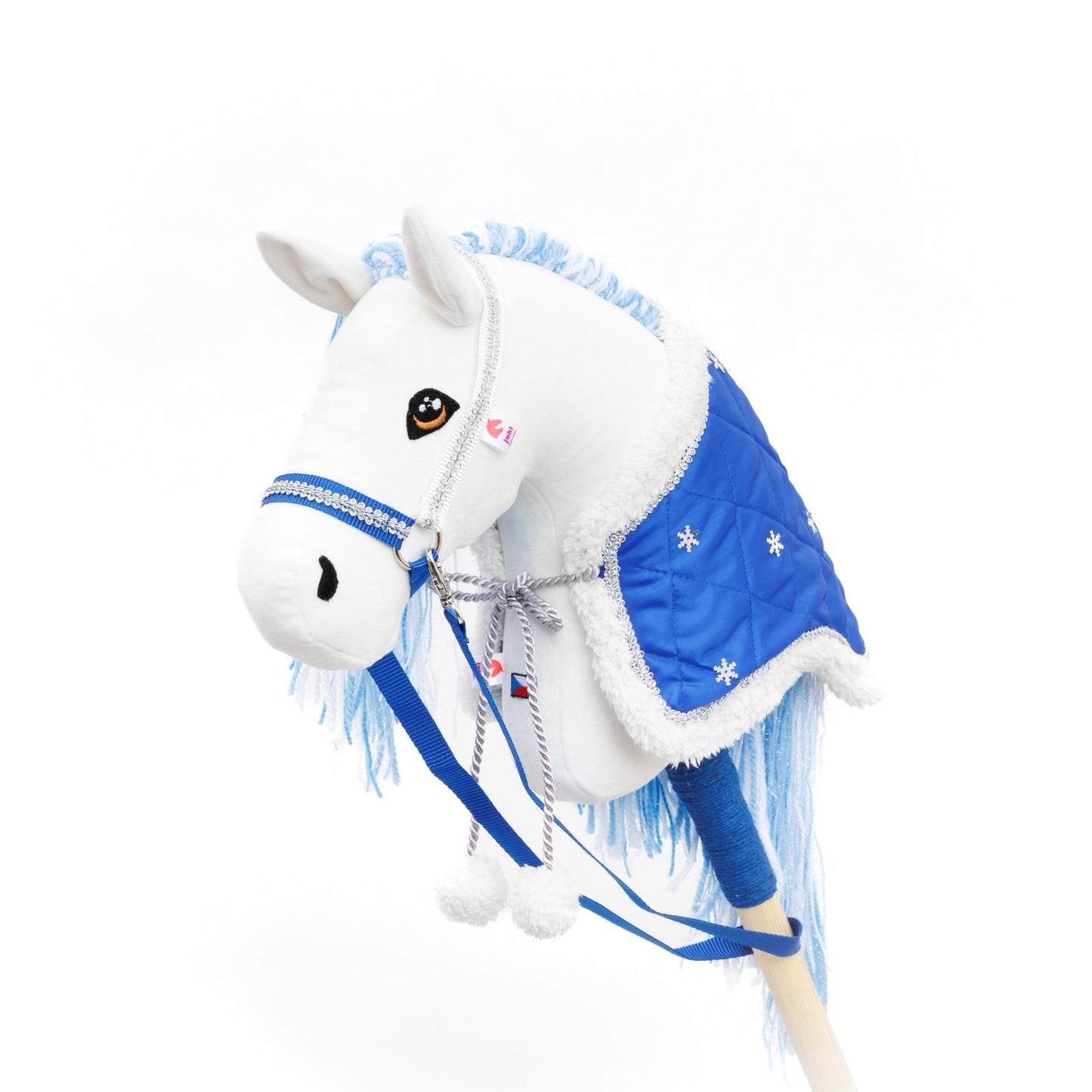 Christmas blanket - Blue and white - Foal