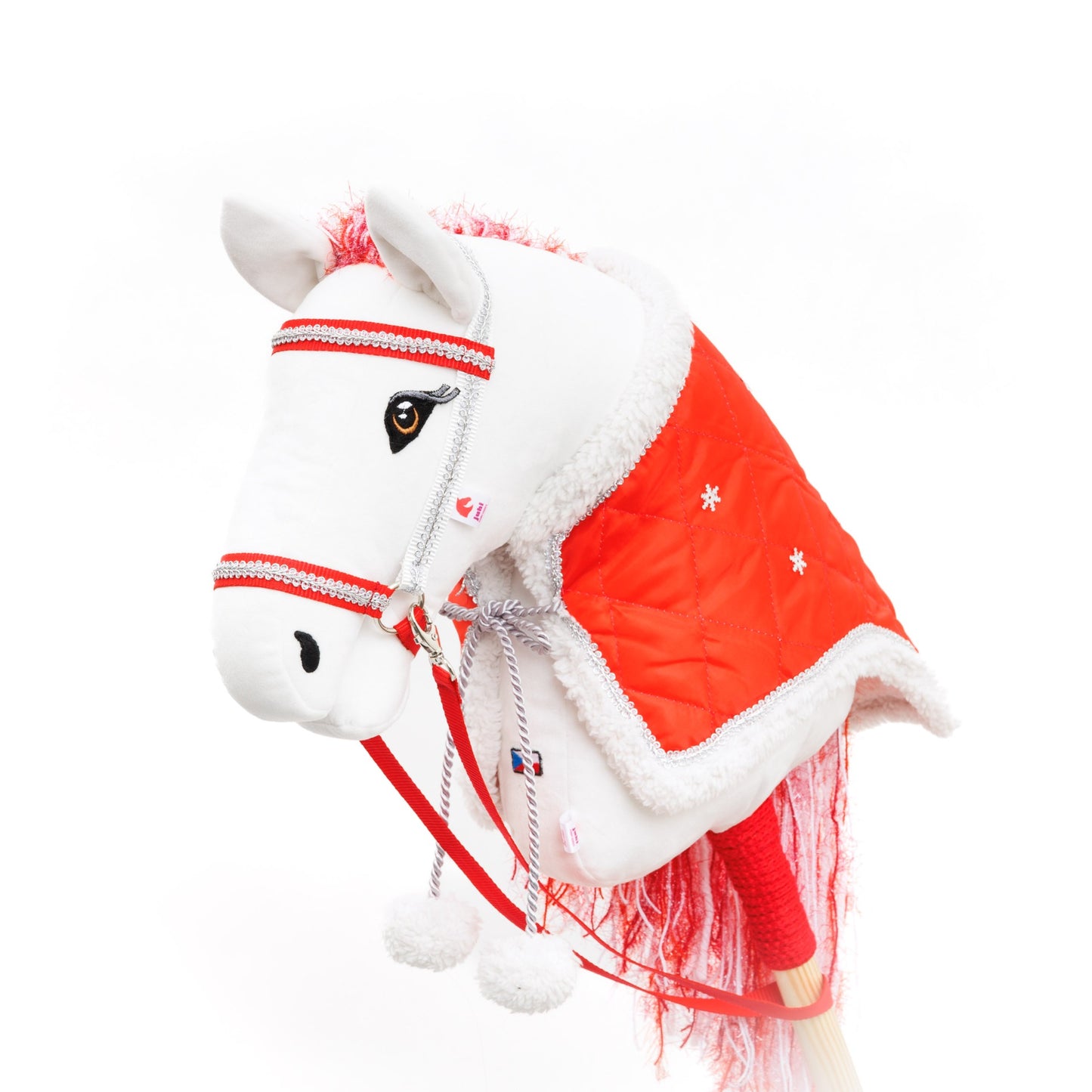 Christmas blanket - Red and white - Adult horse