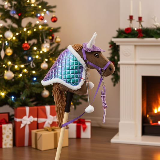 Good offer SET violet - adult horse