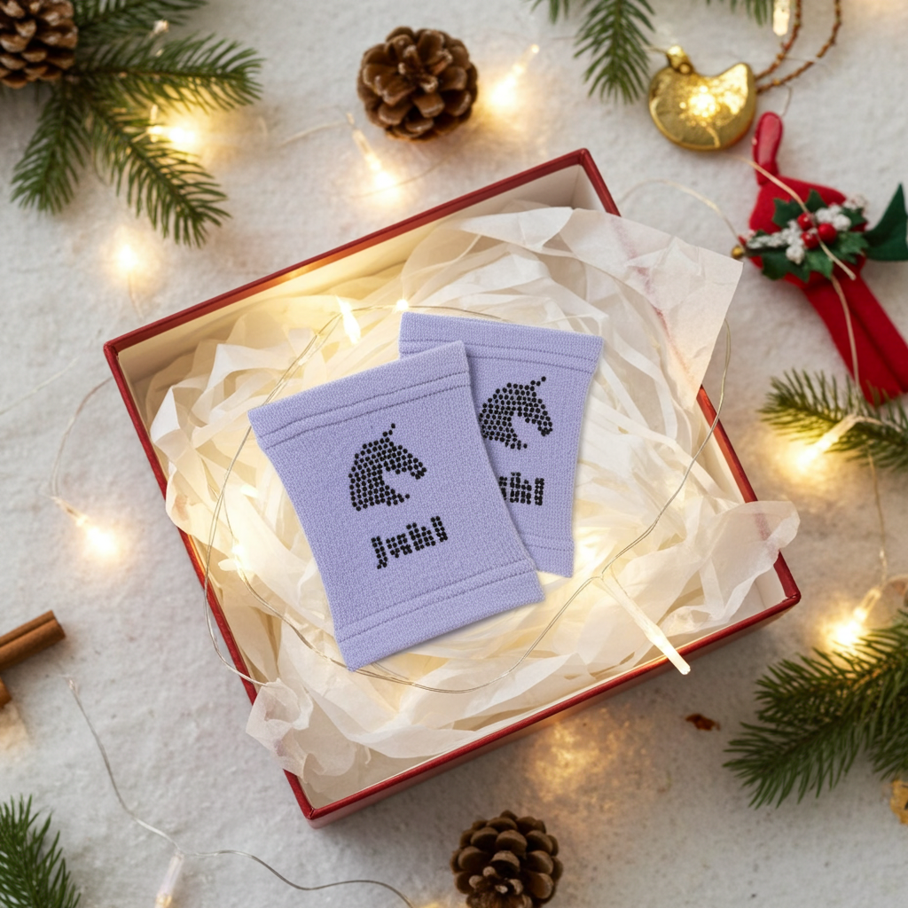 Sweat wristband for hobbyhorsing light lila