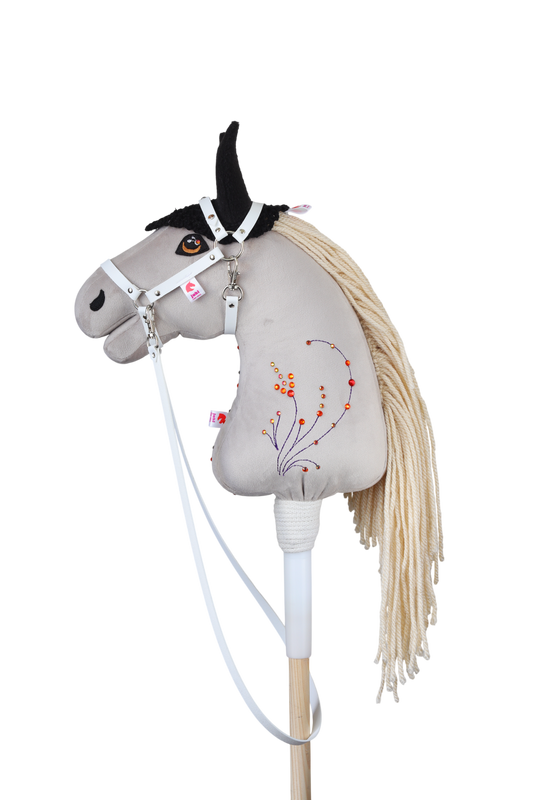 Crocheted Ear Net - Black - Sport pony