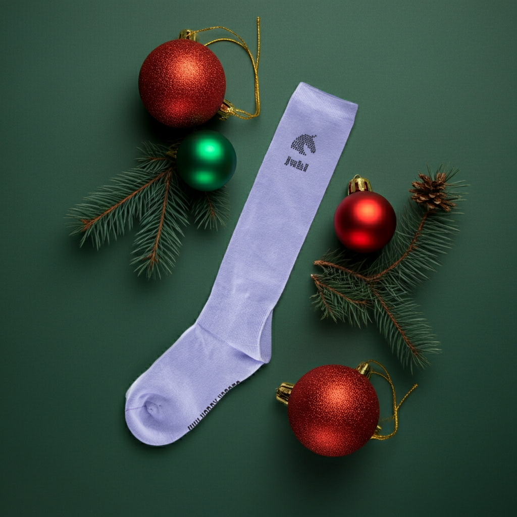 Knee socks for hobbyhorsing light lila