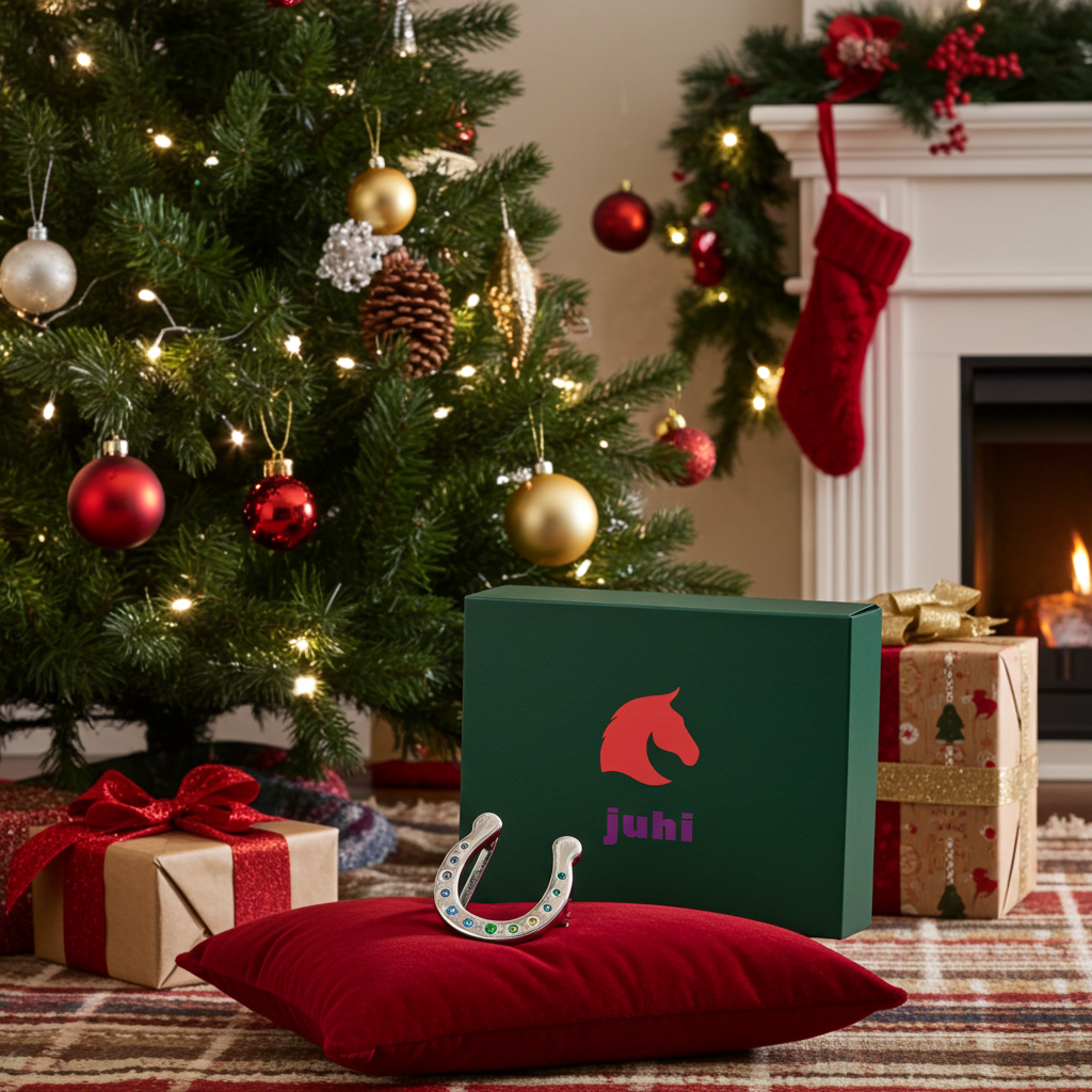 Interchangeable belt buckle horseshoe silver