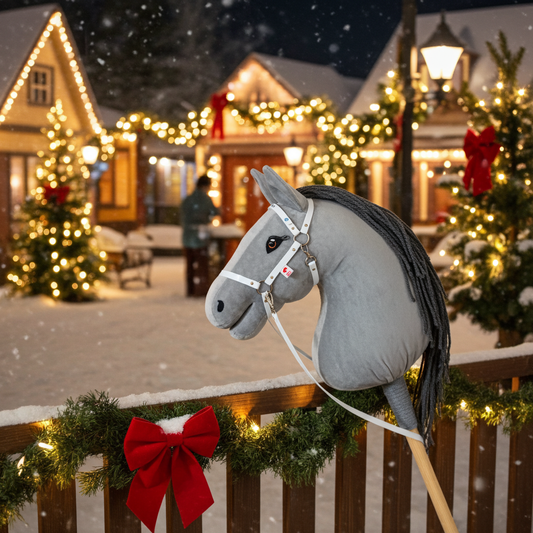 Halter Crystal white - Silver - Adult horse